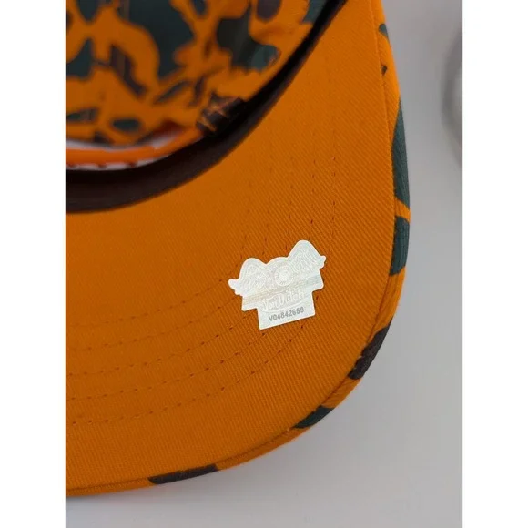 Von Dutch‎ Hat Cap Camo Trucker Embroidered Snapback Orange Brand New Authentic - Picture 6 of 6